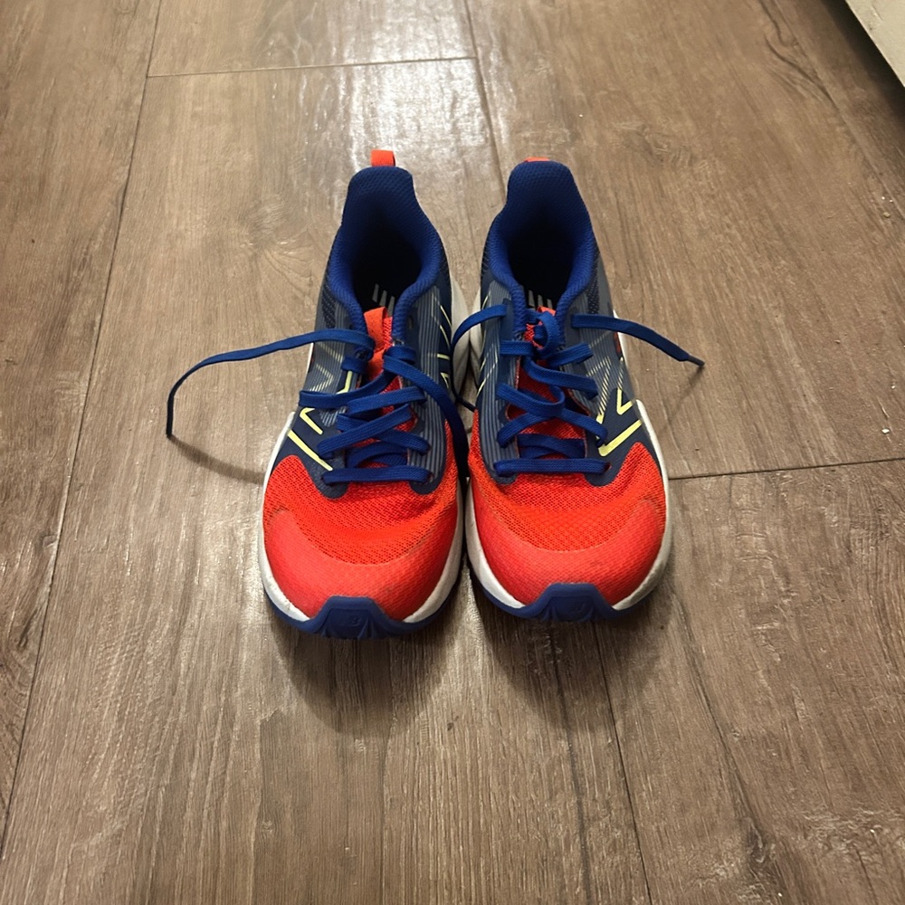 New Balance Red and Blue Sneakers with Breathable Mesh